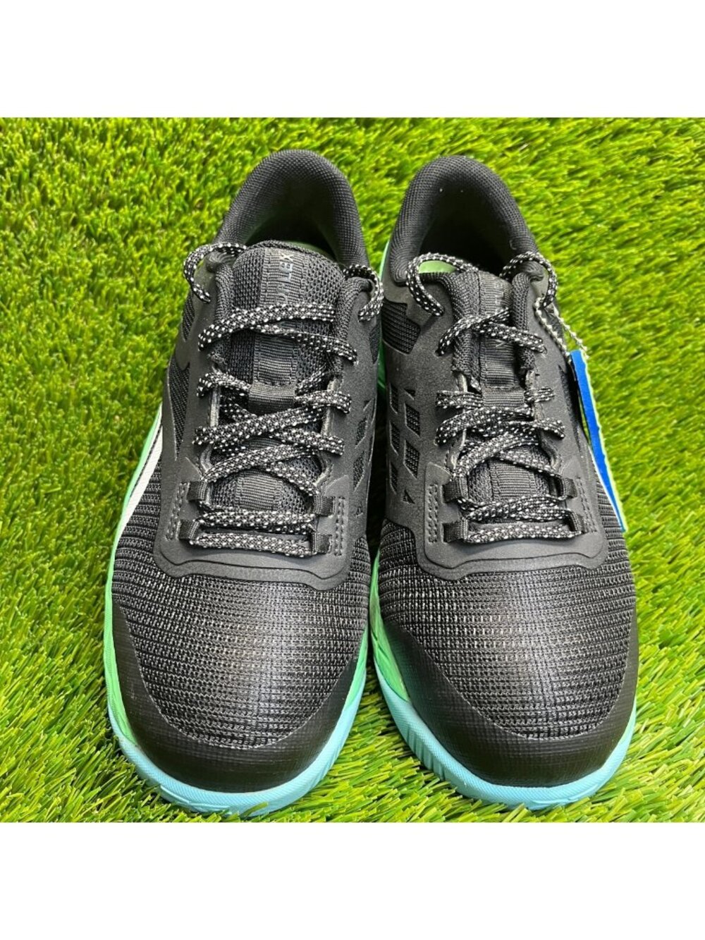 Reebok Nanoflex TR Womens Size 6.5 Black Green Composite Toe Safety Work Shoes - Picture 5 of 10